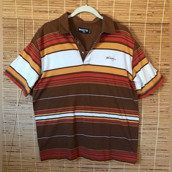 Billabong Other - Billabong Polo Style Striped Mens Shirt Size M